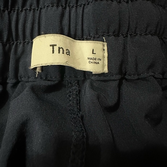 Aritzia TNA speed jogger navy, red, and white stripe size large - Picture 2 of 10